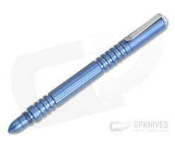 Hinderer Knives Investigator Pen Titanium Blue