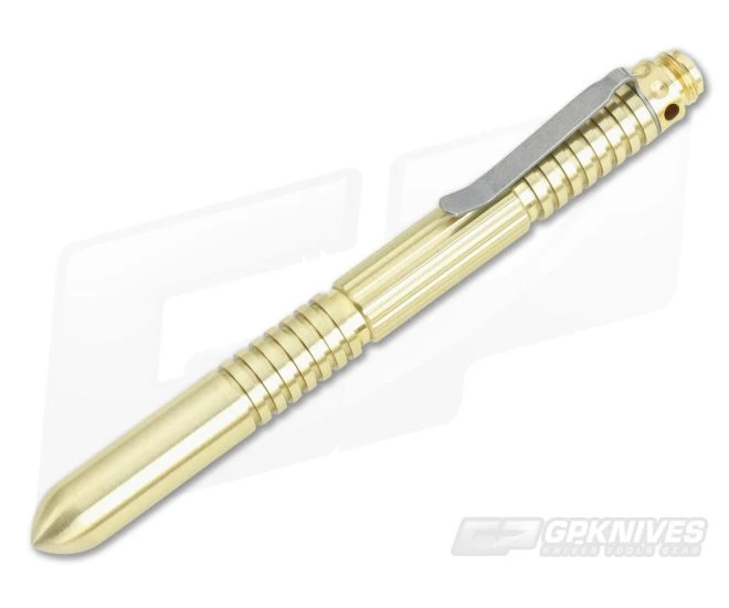 Hinderer Knives Extreme Duty Pen Brass 1 Hinderer Knives Extreme Duty Pen Brass