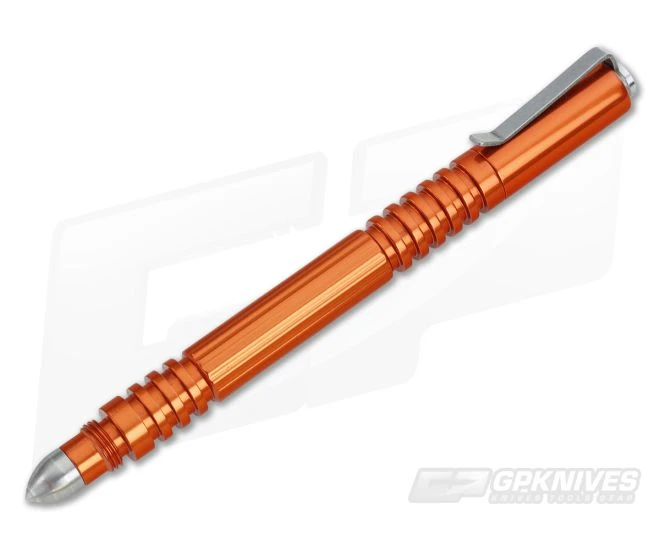 Hinderer Investigator Pen Orange High Polish Aluminum 1 Hinderer Investigator Pen Orange High Polish Aluminum