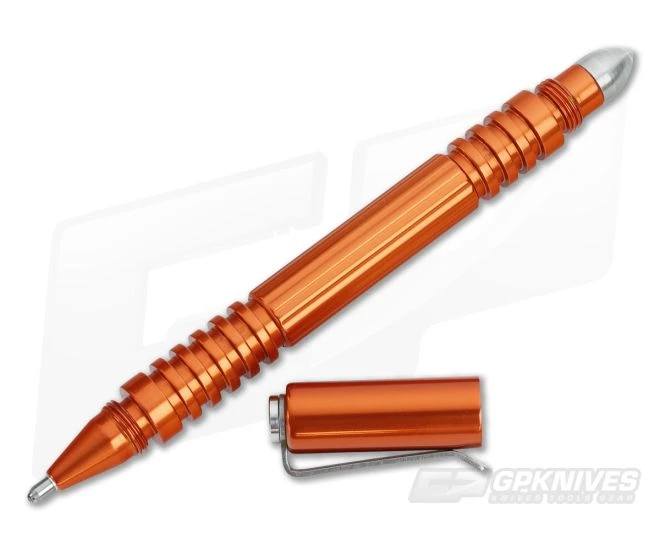 Hinderer Investigator Pen Orange High Polish Aluminum 2 Hinderer Investigator Pen Orange High Polish Aluminum - Image 2
