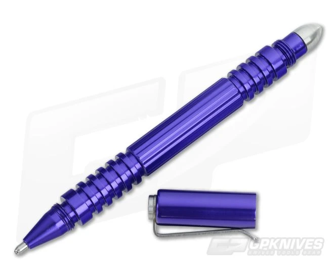 Hinderer Investigator Pen Purple High Polish Aluminum 2 Hinderer Investigator Pen Purple High Polish Aluminum - Image 2