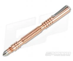 Hinderer Knives Investigator Pen Spiral Copper