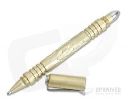 Hinderer Knives Investigator Pen Flames Bead Blast Brass 0870 3 Hinderer Knives Investigator Pen Flames Bead Blast Brass 0870 -Pens Sales Shop 0870 2