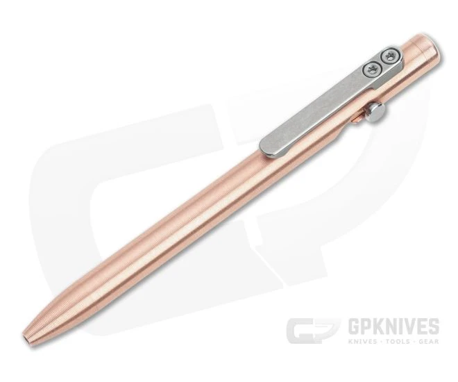 Tactile Turn Slim Bolt Action Pen Short Copper Ink Pen 1 Tactile Turn Slim Bolt Action Pen Short Copper Ink Pen
