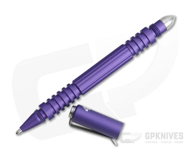 Hinderer Investigator Pen Matte Purple Aluminum Ink Pen 2 Hinderer Investigator Pen Matte Purple Aluminum Ink Pen - Image 2
