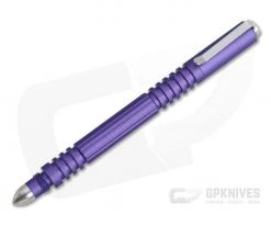 Hinderer Investigator Pen Matte Purple Aluminum Ink Pen