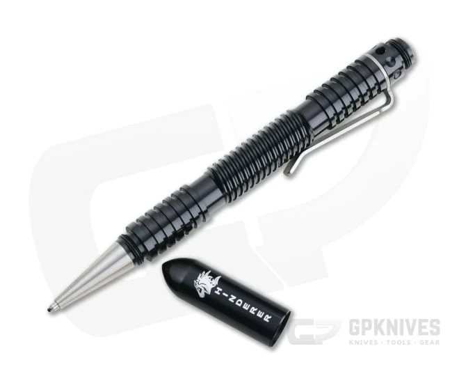 Hinderer Knives Extreme Duty Pen Spiral Aluminum Polished Black 2 Hinderer Knives Extreme Duty Pen Spiral Aluminum Polished Black - Image 2