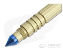 Hinderer Investigator Pen Warhead End Attachment Titanium Stonewashed Blue -Pens Sales Shop 1143 2