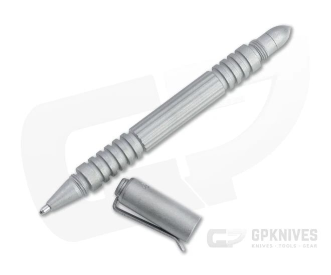 Hinderer Knives Investigator Pen Stainless Steel Working Finish 1345 1 Hinderer Knives Investigator Pen Stainless Steel Working Finish 1345