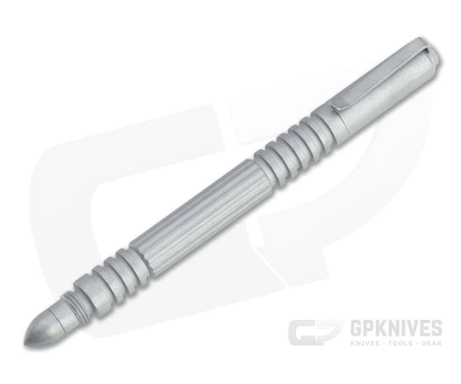 Hinderer Knives Investigator Pen Stainless Steel Working Finish 1345 2 Hinderer Knives Investigator Pen Stainless Steel Working Finish 1345 - Image 2