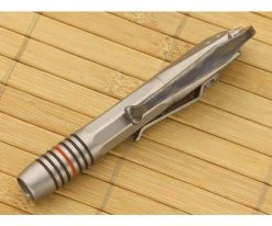Microtech Siphon II Stainless Steel Ink Pen Torched Titanium Lever -Pens Sales Shop 2770 2