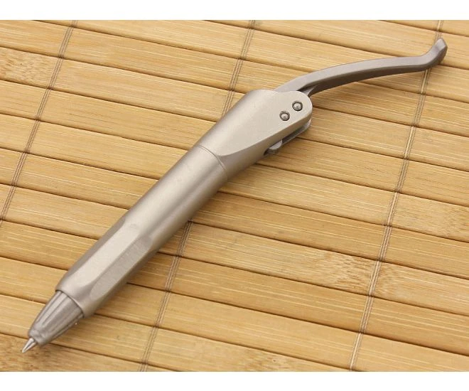 Microtech Siphon Ink Pen Bead-Blast 1 Microtech Siphon Ink Pen Bead-Blast