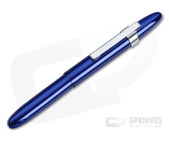 Fisher Space Pen Blueberry Translucent Bullet Space Pen with Clip 400BBCL 1 Fisher Space Pen Blueberry Translucent Bullet Space Pen with Clip 400BBCL