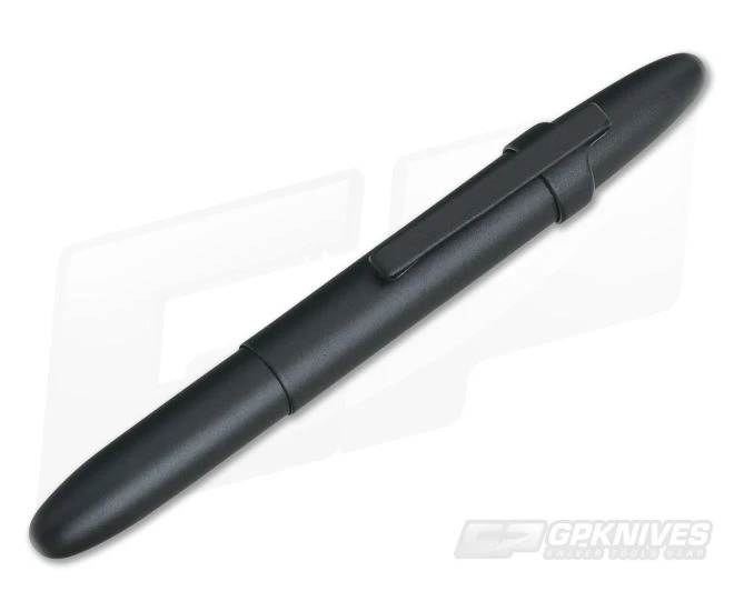 Fisher Space Pen Black Matte Bullet Space Pen with Clip 400BCL 1 Fisher Space Pen Black Matte Bullet Space Pen with Clip 400BCL