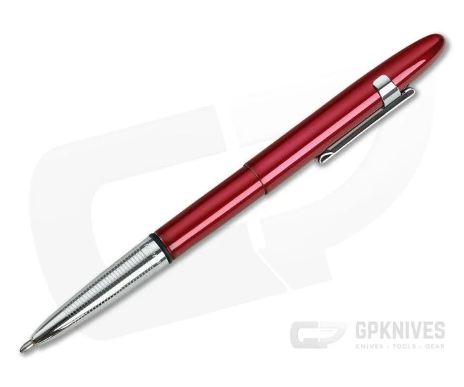 Fisher Space Pen Red Cherry Translucent Bullet Space Pen with Clip 400RCCL 2 Fisher Space Pen Red Cherry Translucent Bullet Space Pen with Clip 400RCCL - Image 2