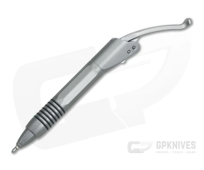 Microtech Siphon II Ink Pen Bead Blast Stainless Steel 401-SS-BB 1 Microtech Siphon II Ink Pen Bead Blast Stainless Steel 401-SS-BB