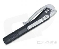 Microtech Siphon II Ink Pen Black Stonewashed Stainless Steel 401-SS-BKSW -Pens Sales Shop 401 ss bksw 3