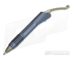 Microtech Siphon II Ink Pen Gray Stainless Steel 401-SS-GY