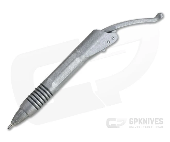 Microtech Siphon II Stonewashed Stainless Steel Ink Pen 401-SS-SW 1 Microtech Siphon II Stonewashed Stainless Steel Ink Pen 401-SS-SW