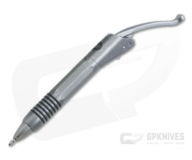 Microtech Siphon II Ink Pen Signature Series 25th Anniversary Stonewashed Stainless Steel 401-SS-SWS25 1 Microtech Siphon II Ink Pen Signature Series 25th Anniversary Stonewashed Stainless Steel 401-SS-SWS25