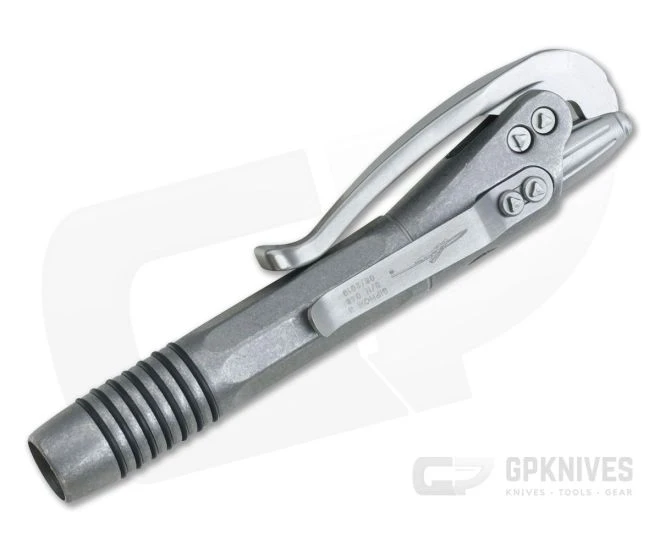 Microtech Siphon II Ink Pen Signature Series 25th Anniversary Stonewashed Stainless Steel 401-SS-SWS25 3 Microtech Siphon II Ink Pen Signature Series 25th Anniversary Stonewashed Stainless Steel 401-SS-SWS25 - Image 3