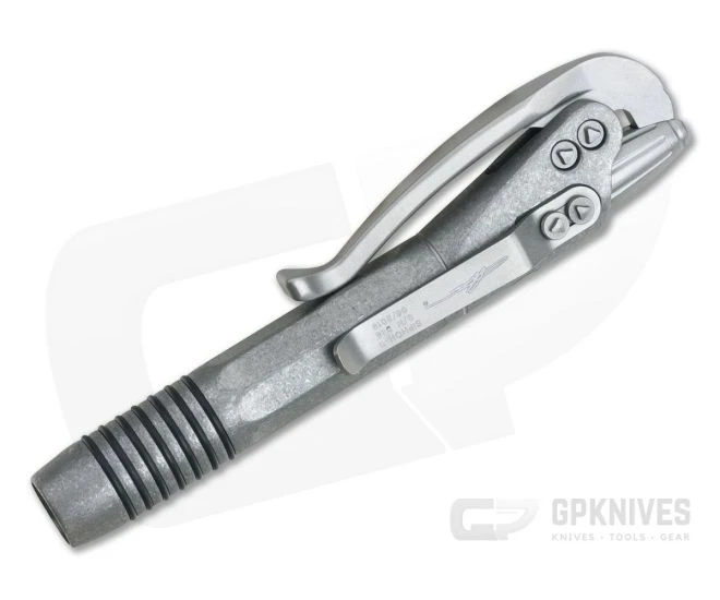 Microtech Siphon II Ink Pen Signature Series Claw Stonewashed Stainless Steel 401-SS-SWSC 3 Microtech Siphon II Ink Pen Signature Series Claw Stonewashed Stainless Steel 401-SS-SWSC - Image 3