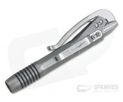 Microtech Siphon II Ink Pen Signature Series Skull Stonewashed Stainless Steel 401-SS-SWSS -Pens Sales Shop 401 ss swss 3