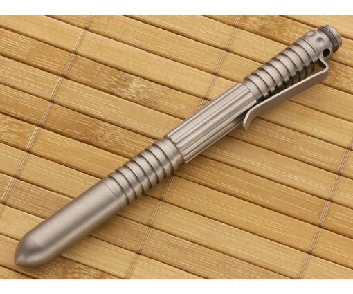 Hinderer Knives Extreme Duty Ti Pen Bead Blasted 3 Hinderer Knives Extreme Duty Ti Pen Bead Blasted -Pens Sales Shop EDMPBB