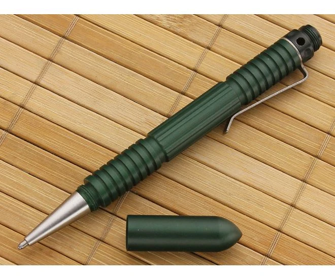 Hinderer Knives Extreme Duty Pen Aluminum Green 2 Hinderer Knives Extreme Duty Pen Aluminum Green - Image 2