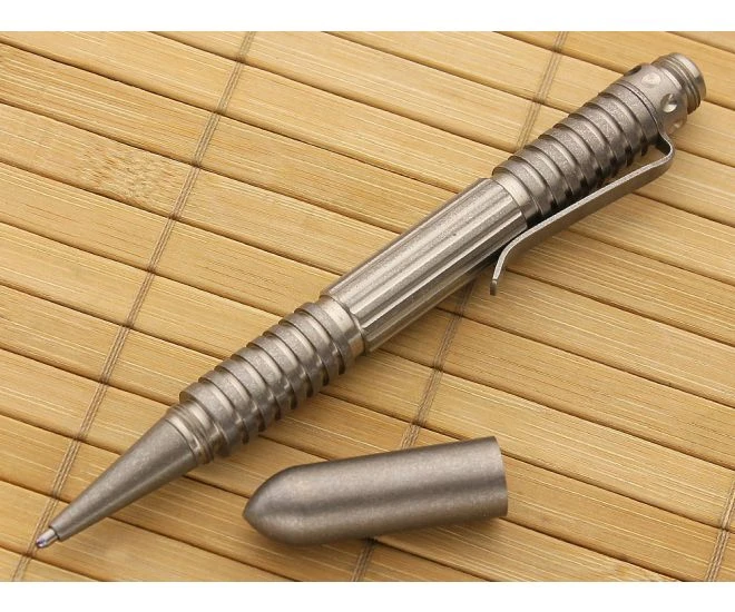 Hinderer Knives Extreme Duty Ti Pen Tumbled 2 Hinderer Knives Extreme Duty Ti Pen Tumbled - Image 2