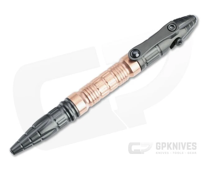 Heretic Knives Thoth DLC Titanium and Copper Modular Bolt Action Ink Pen H038-DLC-CU 1 Heretic Knives Thoth DLC Titanium and Copper Modular Bolt Action Ink Pen H038-DLC-CU