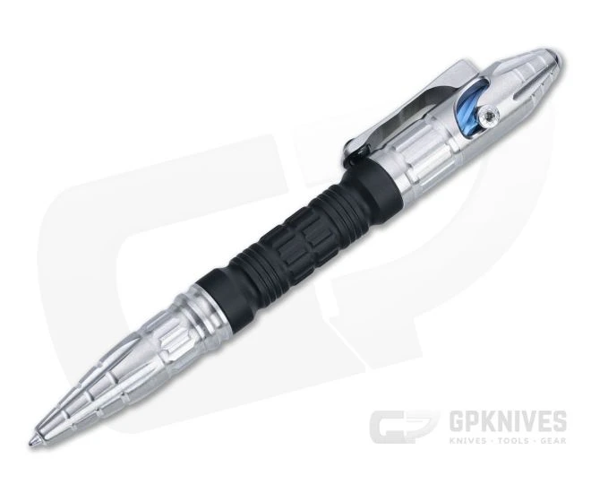 Heretic Knives Thoth Modular Pen Stonewashed Titanium Black Aluminum Bolt Action Ink Pen H038-TI-ALUM 2 Heretic Knives Thoth Modular Pen Stonewashed Titanium Black Aluminum Bolt Action Ink Pen H038-TI-ALUM - Image 2