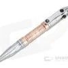Heretic Knives Thoth Stonewashed Titanium and Copper Modular Bolt Action Ink Pen H038-TI-CU