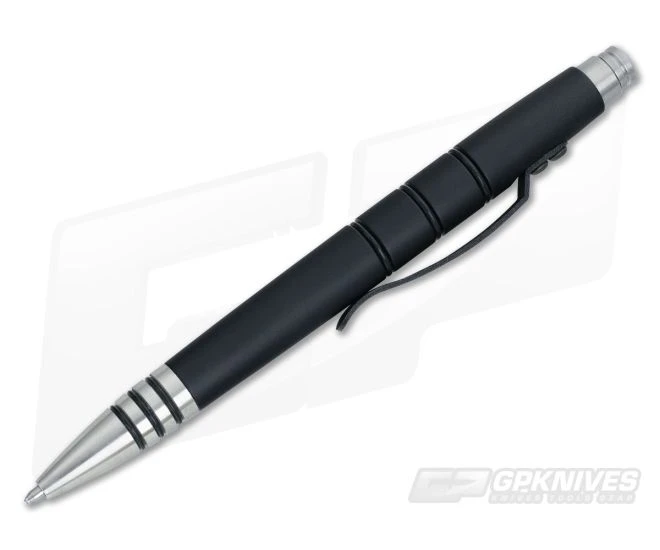 Tuff-Writer Mini Click Pen Aluminum Black 2 Tuff-Writer Mini Click Pen Aluminum Black - Image 2
