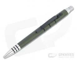 Tuff-Writer Mini Click Aluminum Ink Pen OD Green