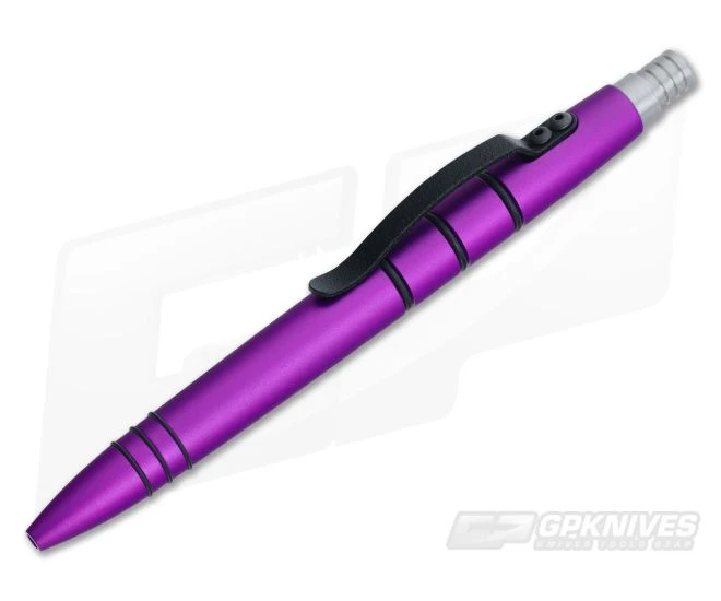 Tuff-Writer Mini Click Pen Aluminum Purple 1 Tuff-Writer Mini Click Pen Aluminum Purple