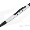 Tuff-Writer Mini Click Aluminum Ink Pen White Cerakote