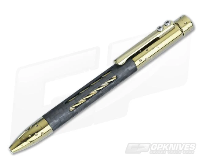 LionSteel Nyala Ink Pen Bronze Titanium Carbon Fiber 1 LionSteel Nyala Ink Pen Bronze Titanium Carbon Fiber