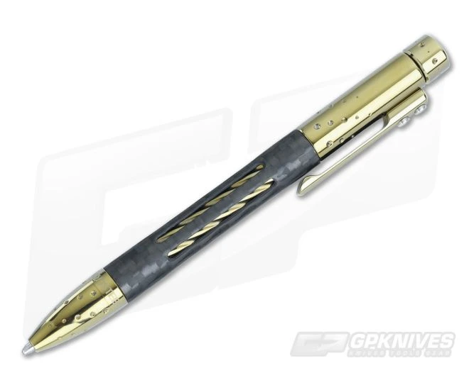 LionSteel Nyala Ink Pen Bronze Titanium Carbon Fiber 2 LionSteel Nyala Ink Pen Bronze Titanium Carbon Fiber - Image 2