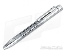 LionSteel Nyala Ink Pen Polished Titanium Damascus