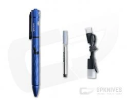 Olight OPEN 2 Blue LED Flashlight EDC Bolt Action Pen -Pens Sales Shop o pen 2 blue 5