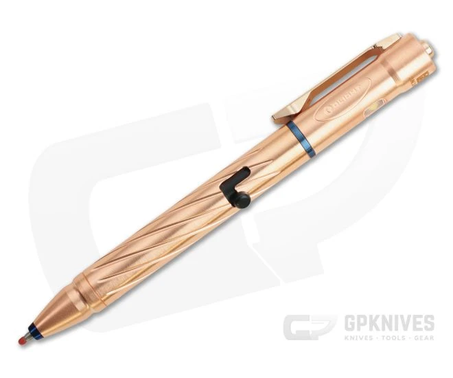 Olight OPEN 2 Limited Edition Copper LED Flashlight EDC Bolt Action Pen 2 Olight OPEN 2 Limited Edition Copper LED Flashlight EDC Bolt Action Pen - Image 2