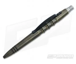 Tuff-Writer Precision Press Ink Pen Aged Brass