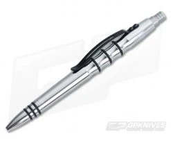 Tuff-Writer Precision Press Polished Stainless Steel Pen