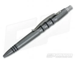 Tuff-Writer Precision Press Tumbled Titanium Pen