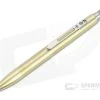 Tuff-Writer Retro Click Pen Brushed Brass Ink Pen