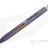 Tuff-Writer Retro Click Pen Brushed Flamed Titanium Ink Pen