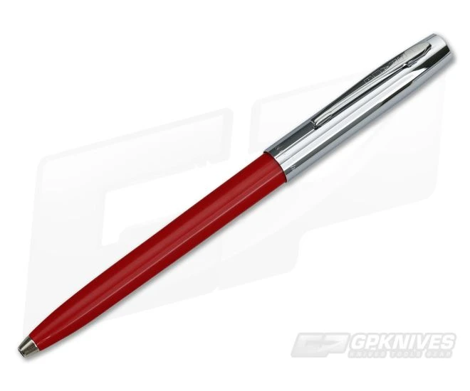 Fisher Space Pen Apollo S251 Chrome Cap-O-Matic Red 1 Fisher Space Pen Apollo S251 Chrome Cap-O-Matic Red