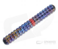 Audacious Concept Tenax Pen Red Ring Thunder Sky Titanium EDC Ink Pen TNX-TIT-SKY-RED -Pens Sales Shop tnx tit sky red 2